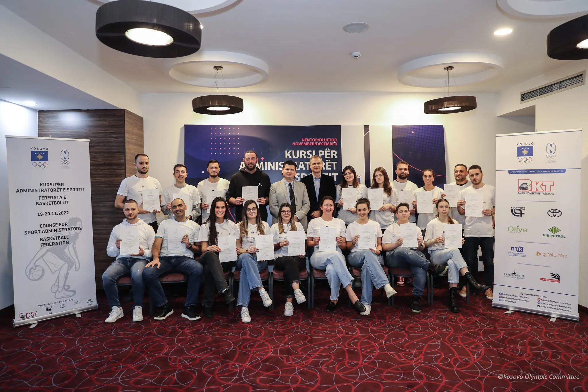 FBK merr pjesë në Kursin për Administratorë Sportivë të organizuar nga KOK-u