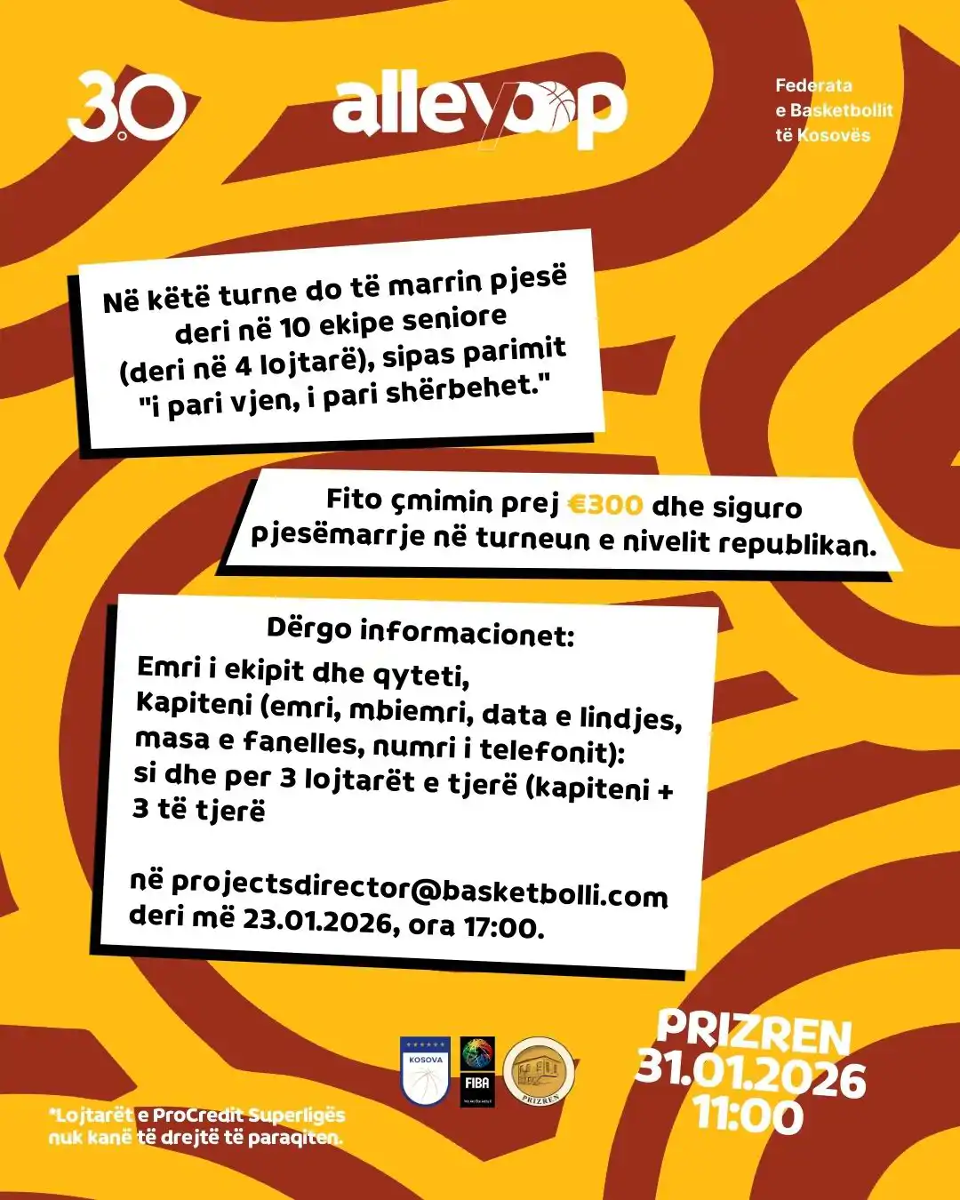 Turneu i tretë i Alley Oop në Prizren