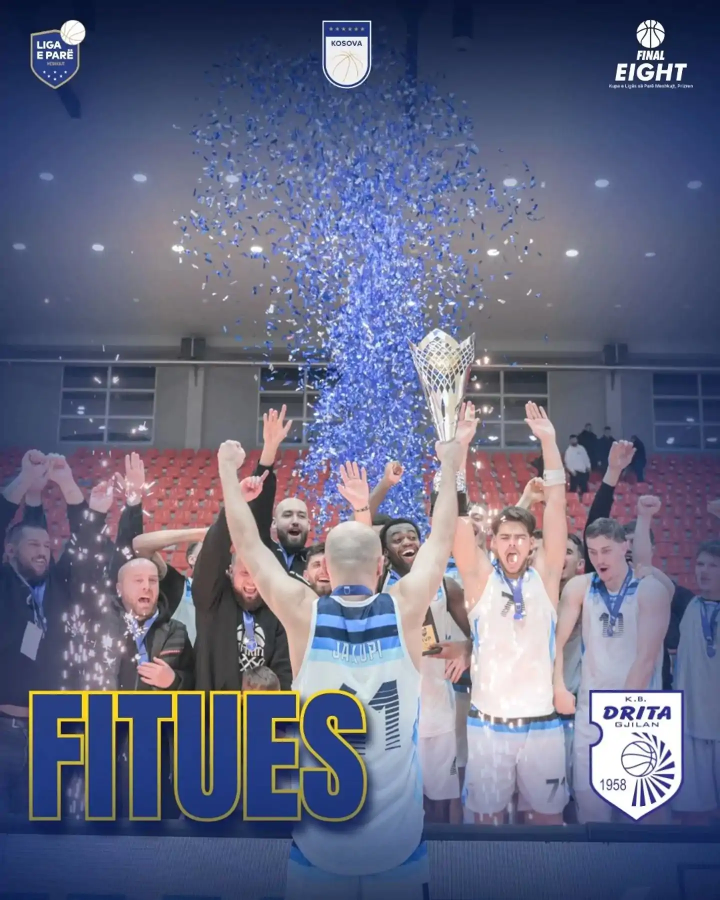 Drita shkëlqen në finale, fiton Kupën