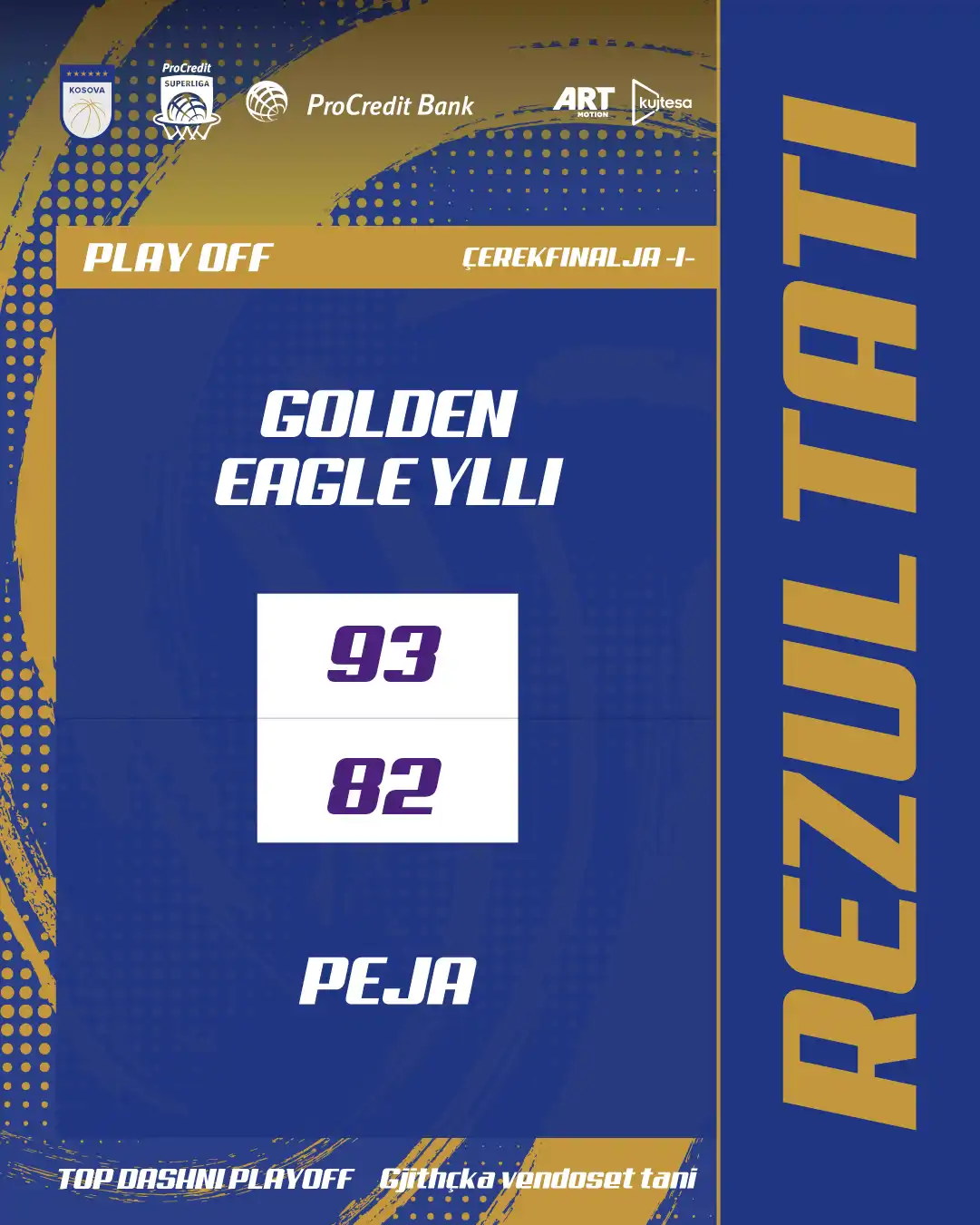 Golden Eagle Ylli e nis me fitore 