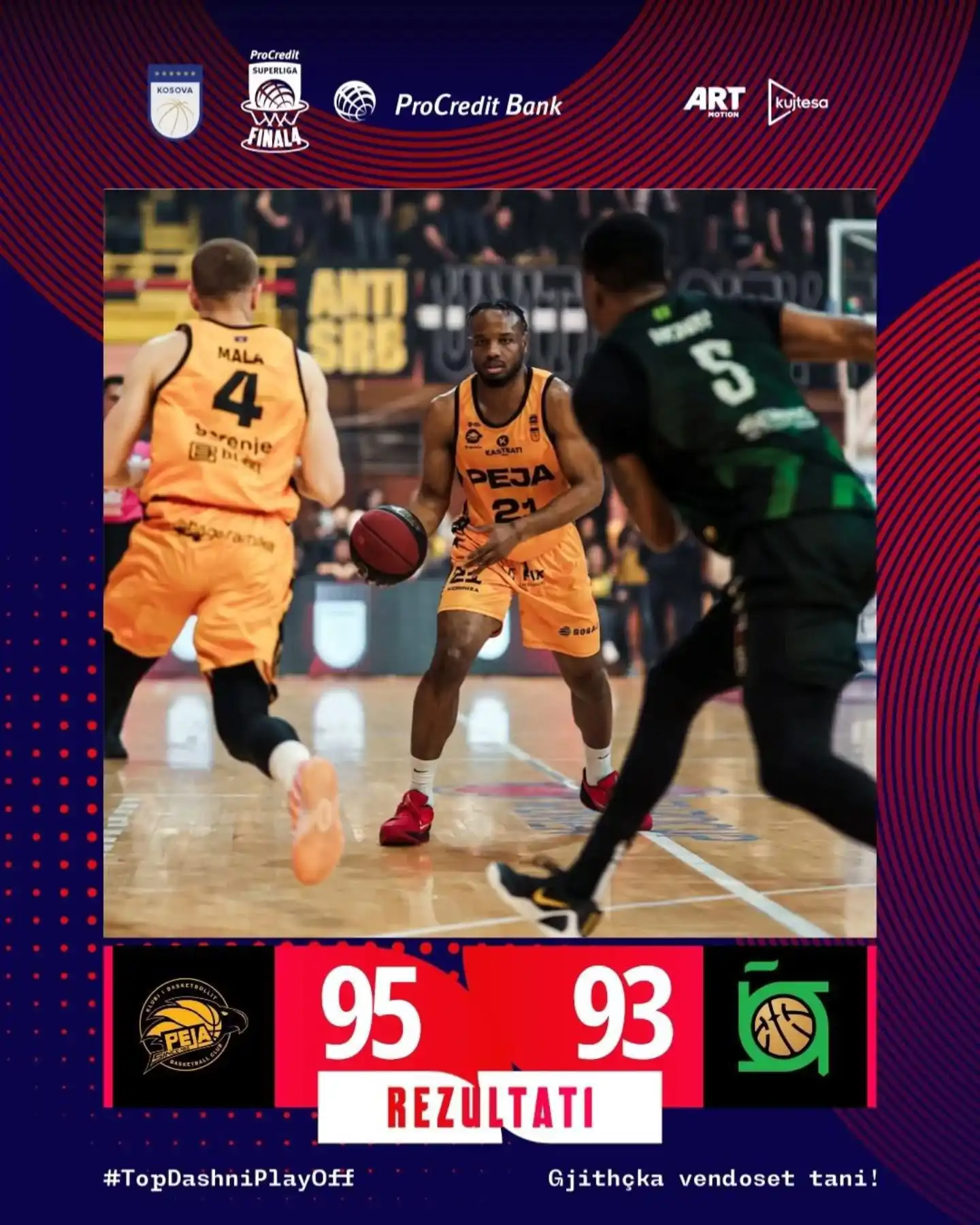 Super Peja fiton super dramën 