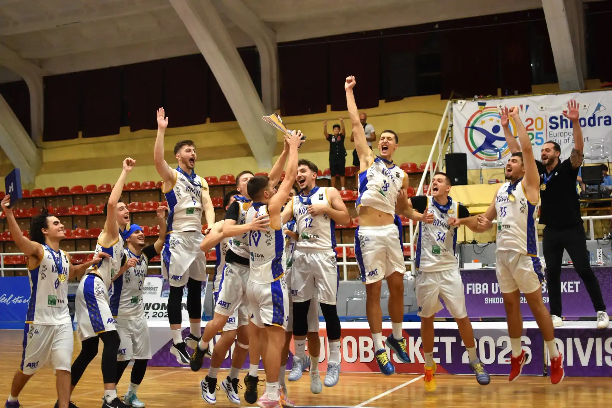 Kosova shpallet kampione e FIBA U18 EuroBasket, Divizioni C